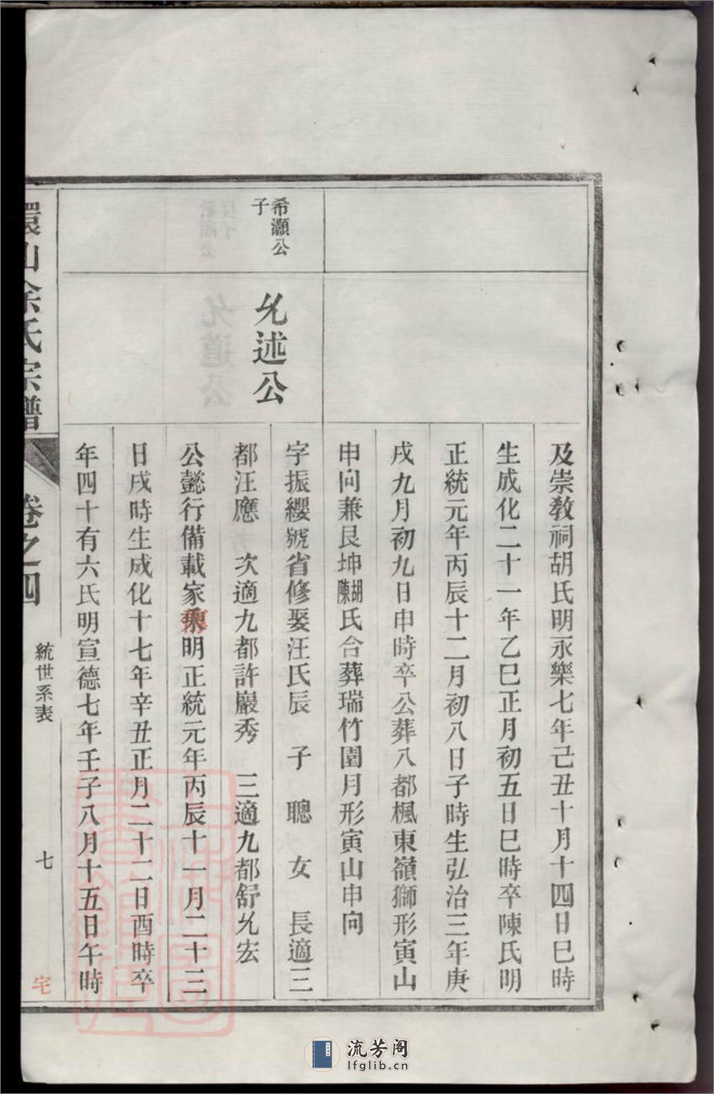 古黟环山余氏宗谱 - 第17页预览图