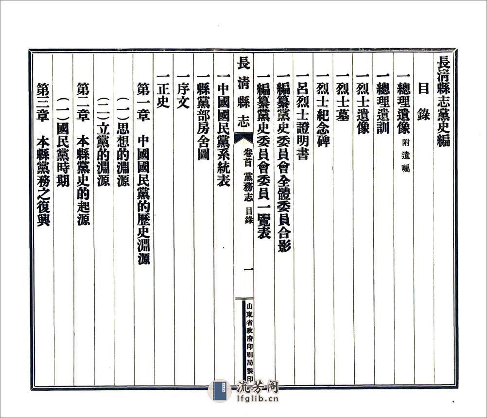 长清县志（民国） - 第3页预览图