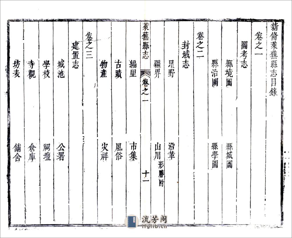 新修莱芜县志（康熙） - 第18页预览图