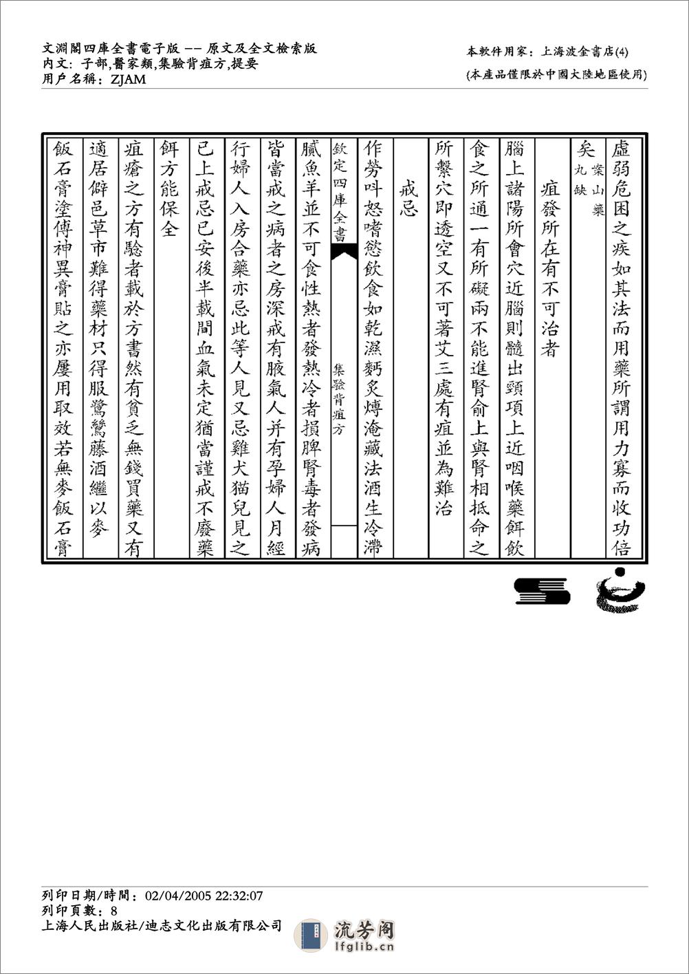 集验背疽方 - 第8页预览图