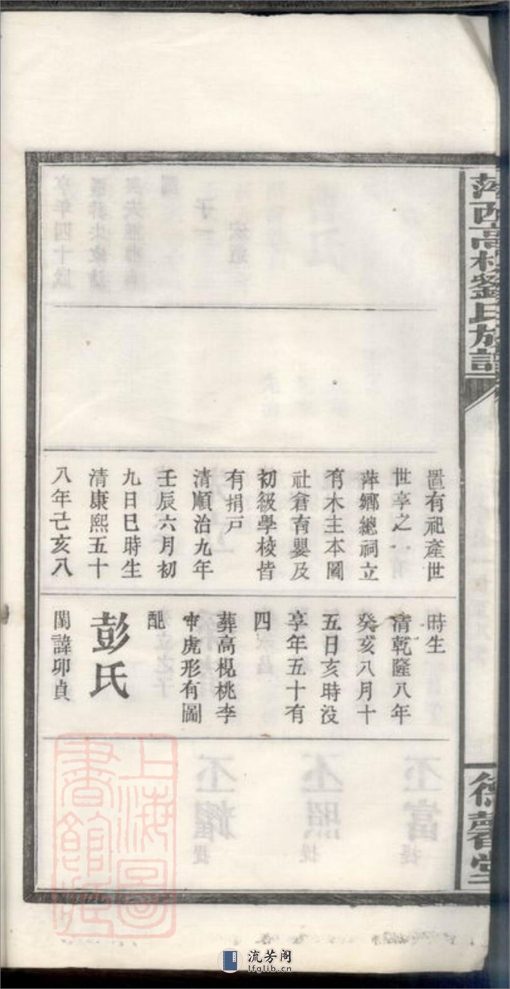 萍西高枧刘氏族谱：[萍乡] - 第8页预览图