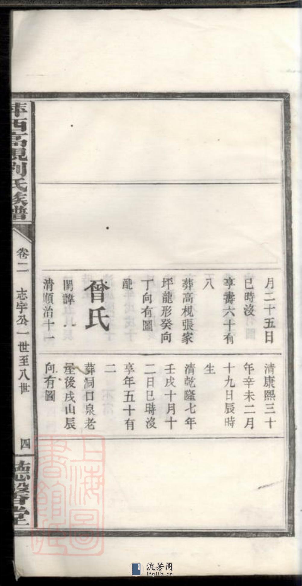 萍西高枧刘氏族谱：[萍乡] - 第9页预览图