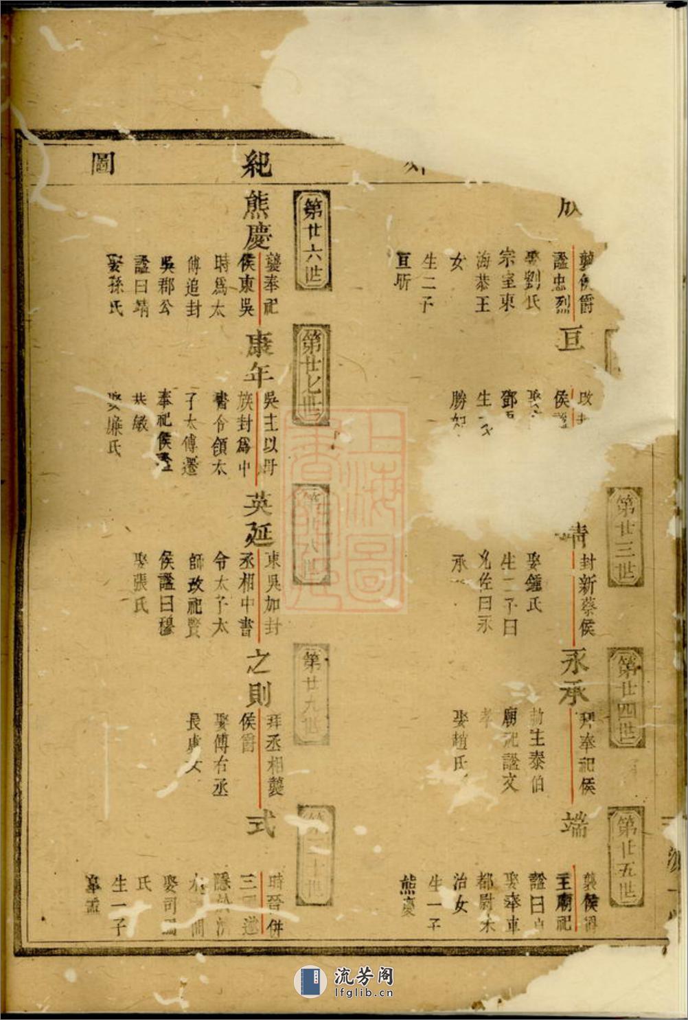 延陵吴氏宗谱：[暨阳] - 第11页预览图