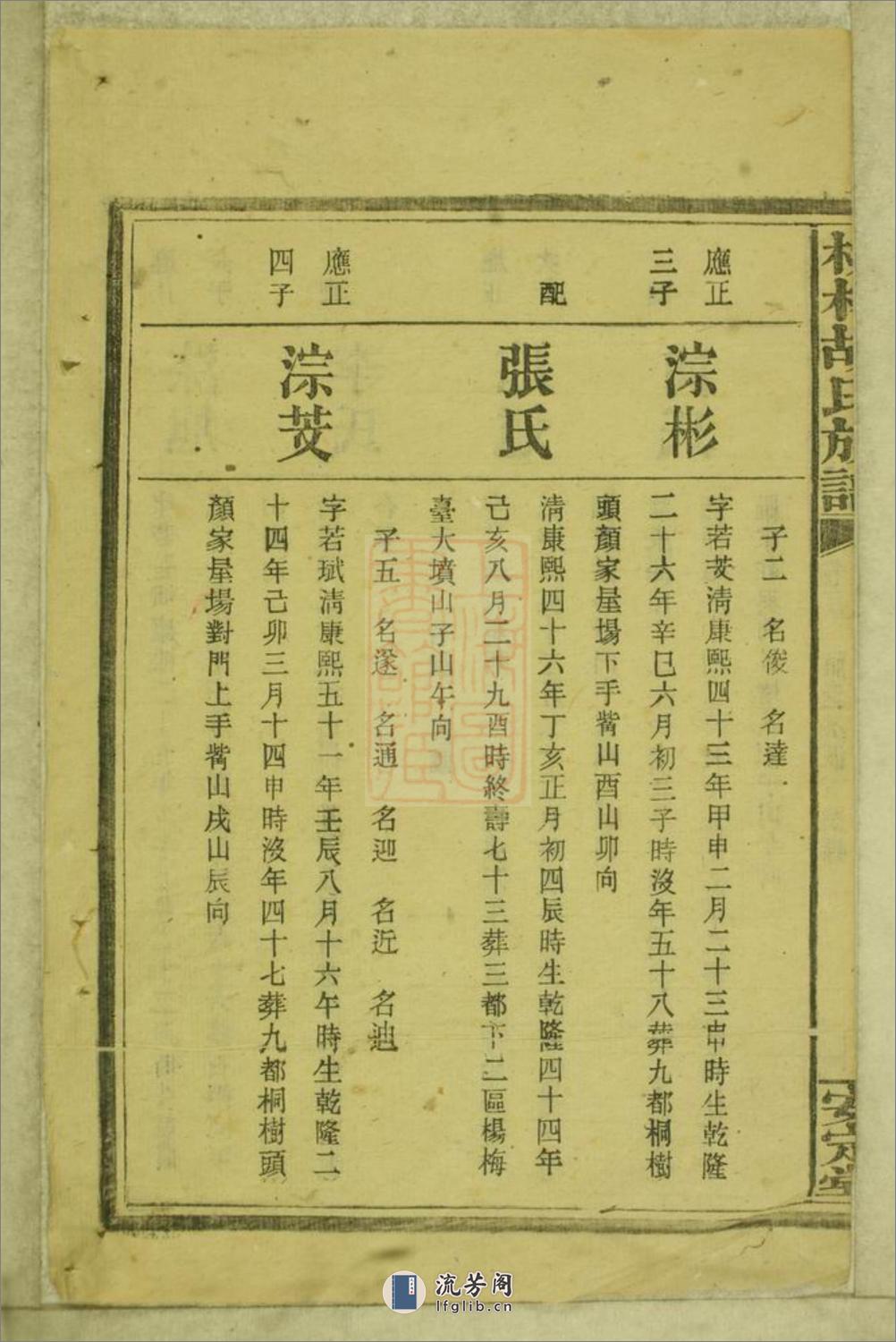 桃林胡氏族谱：[湘乡] - 第18页预览图