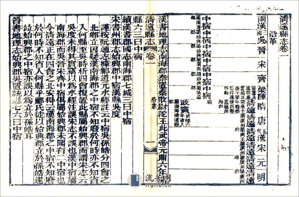 清远县志（光绪） - 第3页预览图