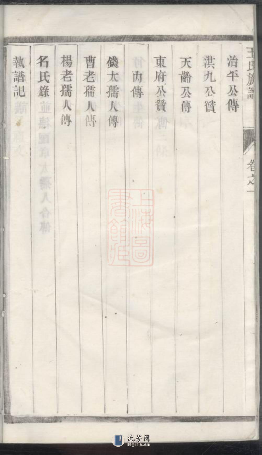 王氏族谱：四卷：[江苏泰州] - 第18页预览图