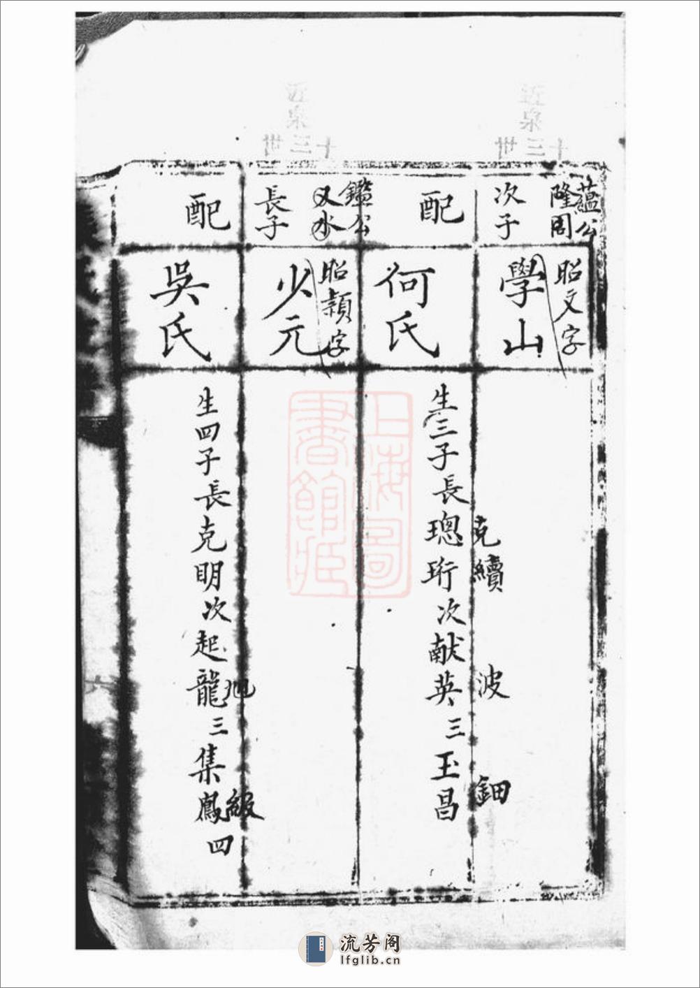 张氏支谱：不分卷 - 第12页预览图