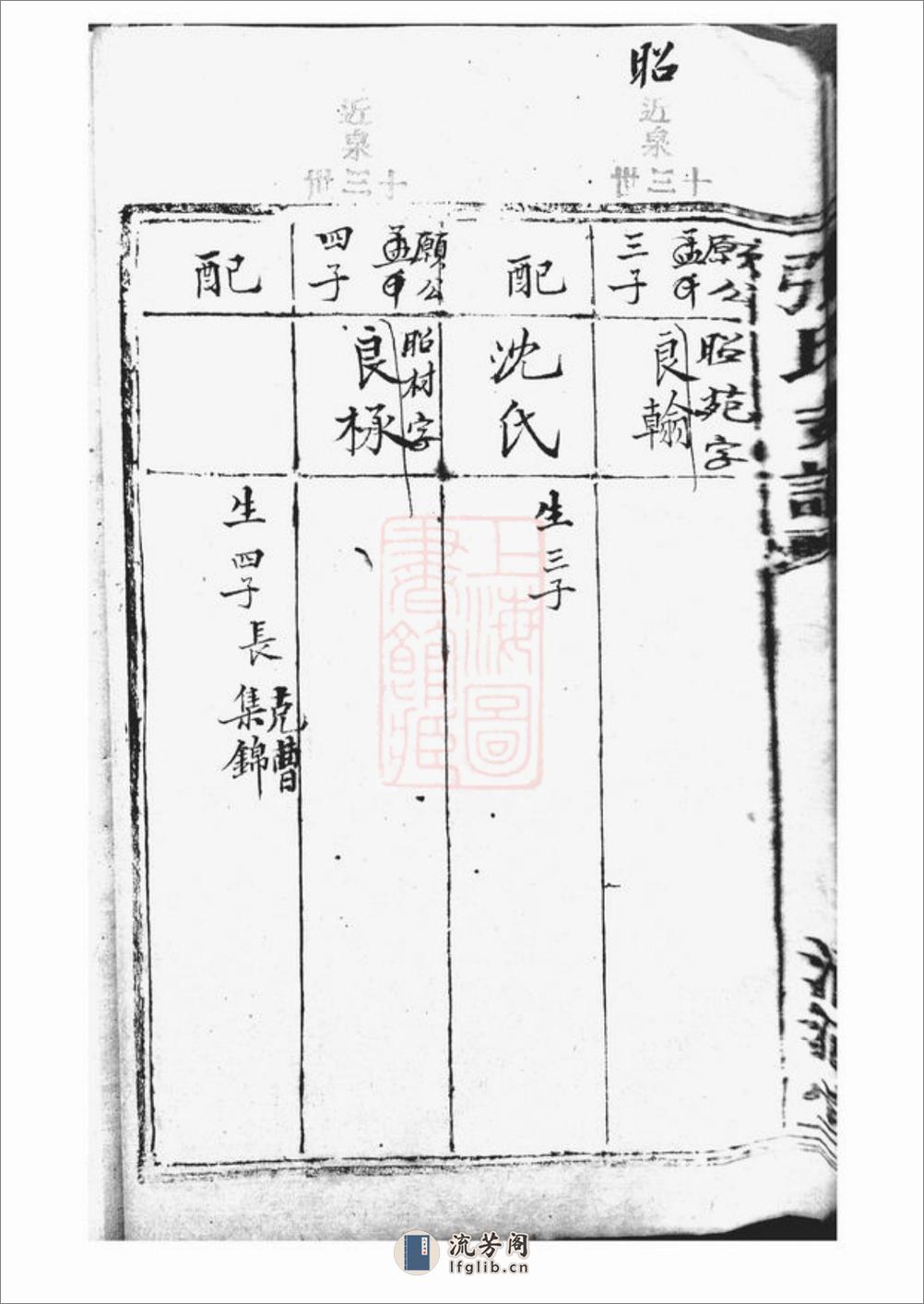 张氏支谱：不分卷 - 第19页预览图