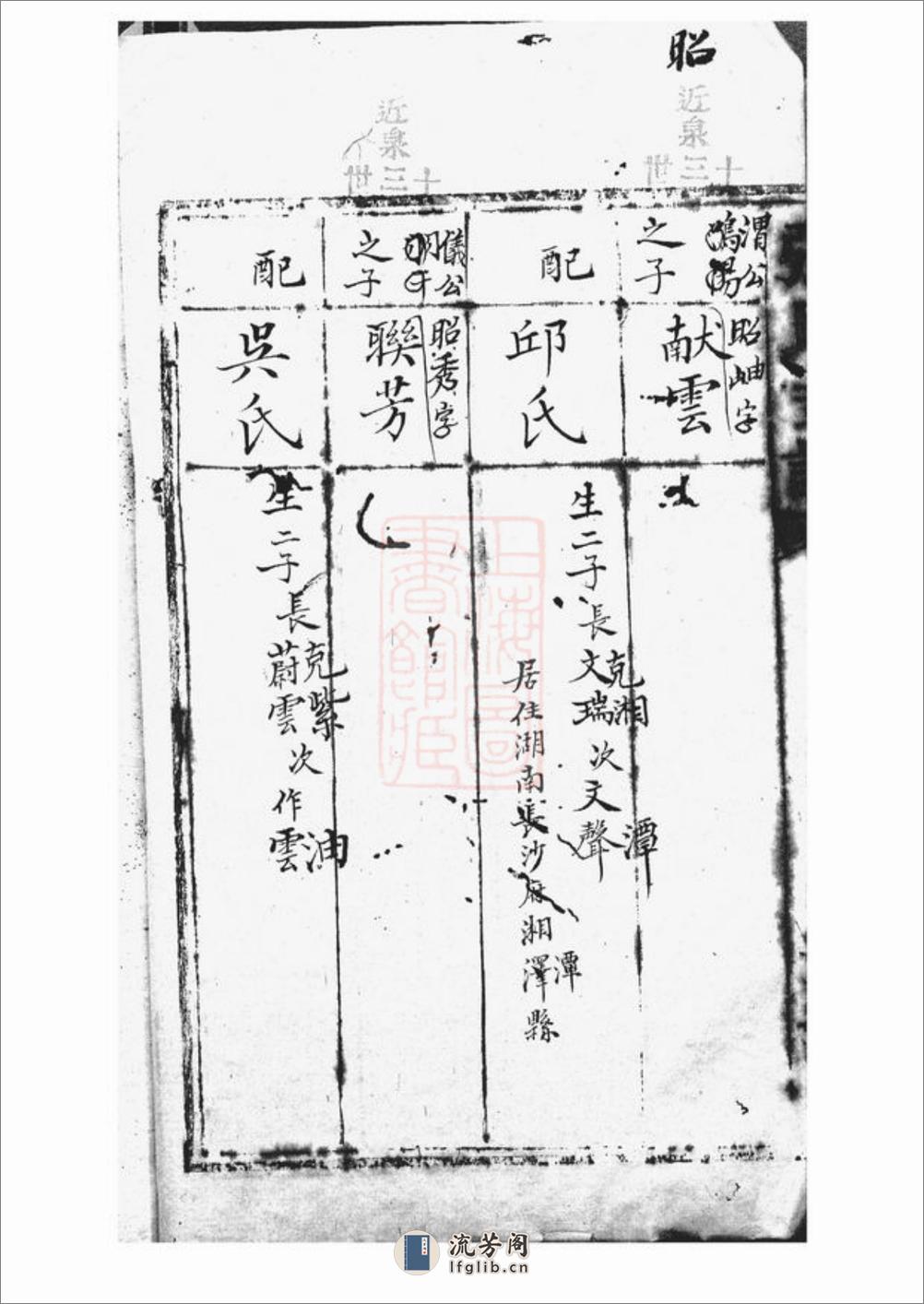 张氏支谱：不分卷 - 第3页预览图