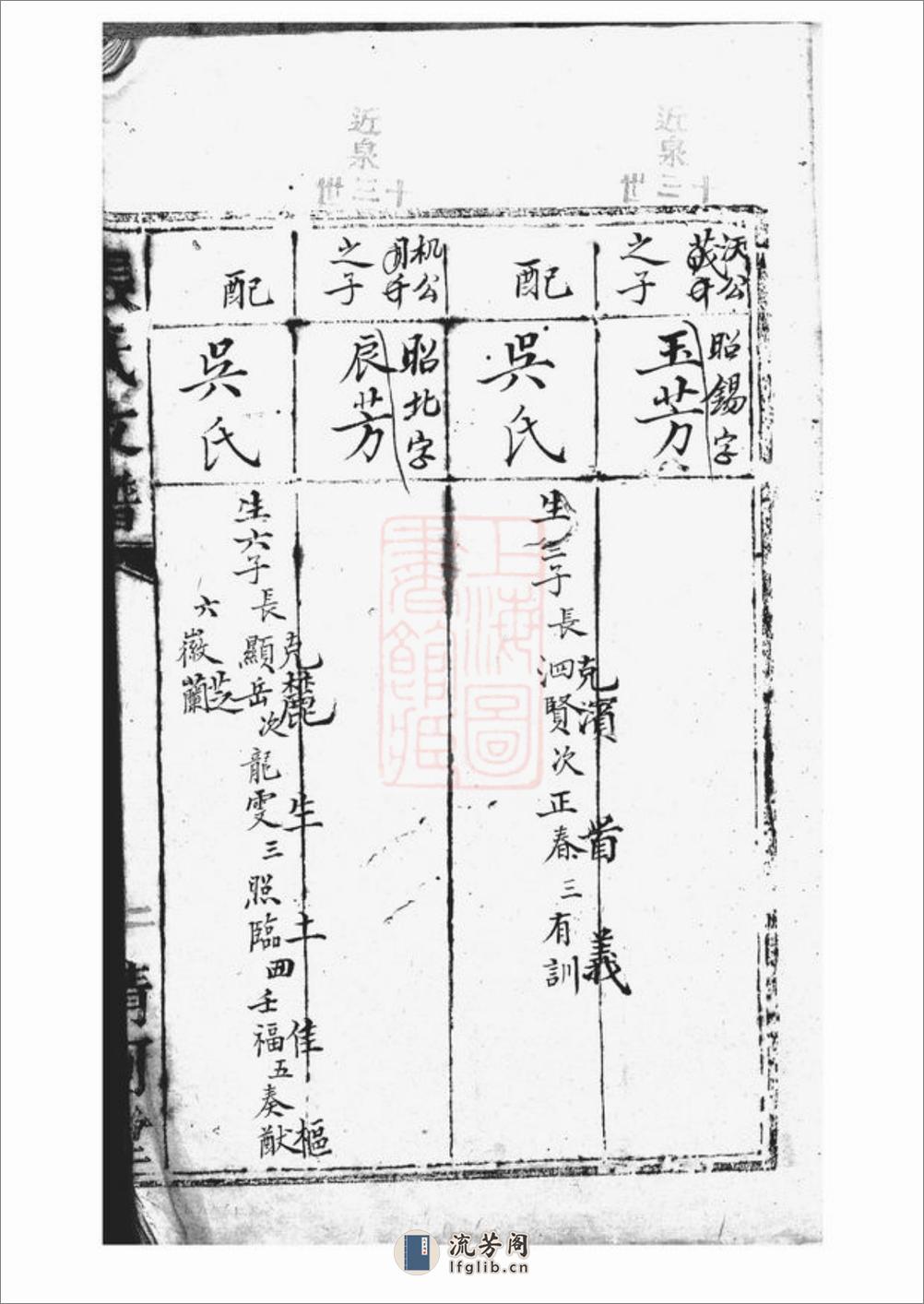 张氏支谱：不分卷 - 第4页预览图