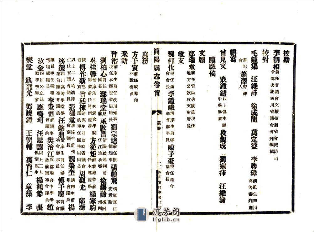 简阳县志（民国16年） - 第14页预览图