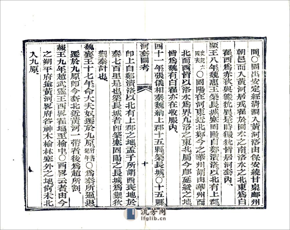 河套图考（咸丰） - 第15页预览图