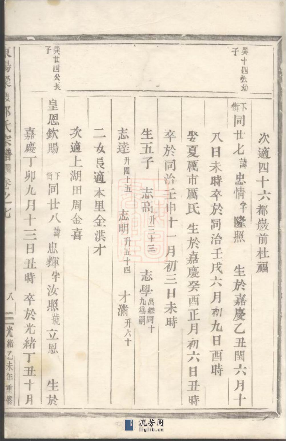 东阳梁渡郭氏宗谱 - 第12页预览图