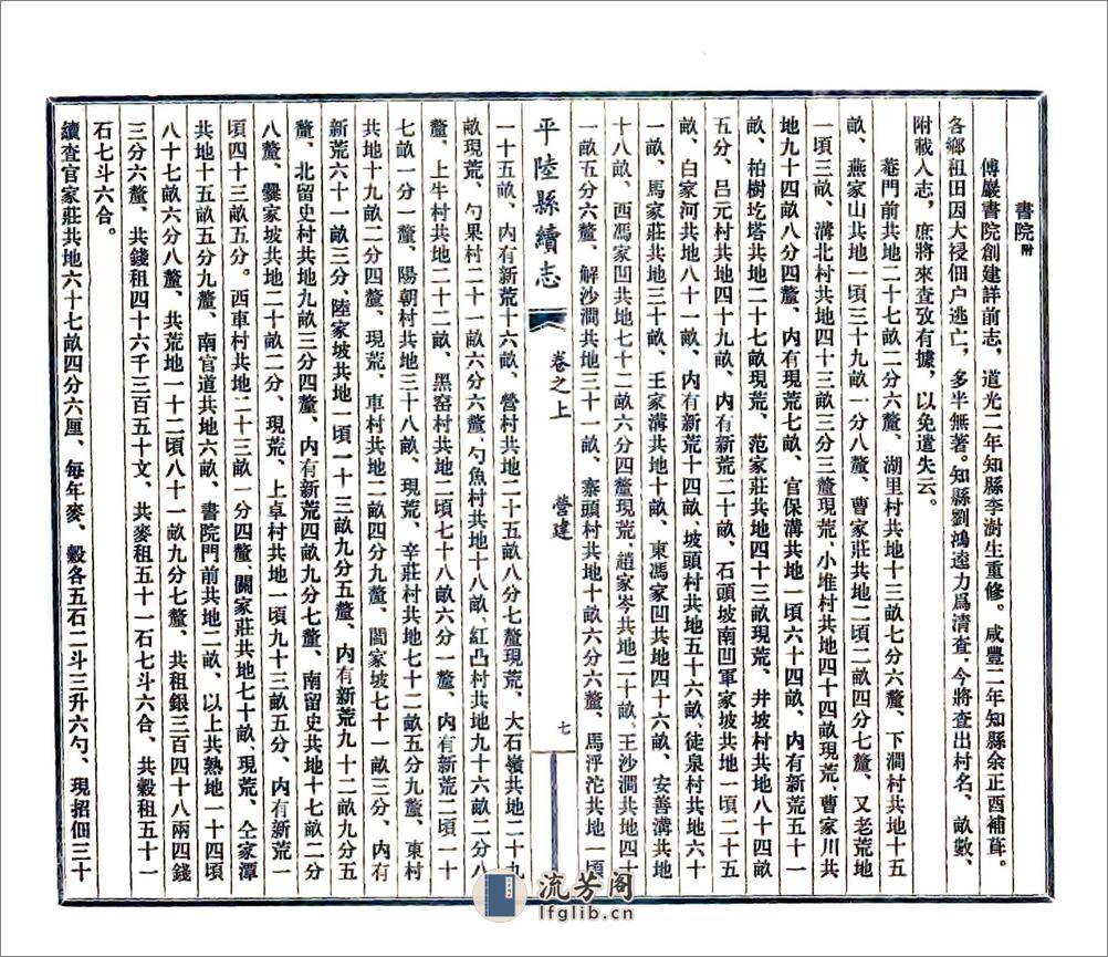 平陆县续志（光绪民国3年石印本） - 第7页预览图