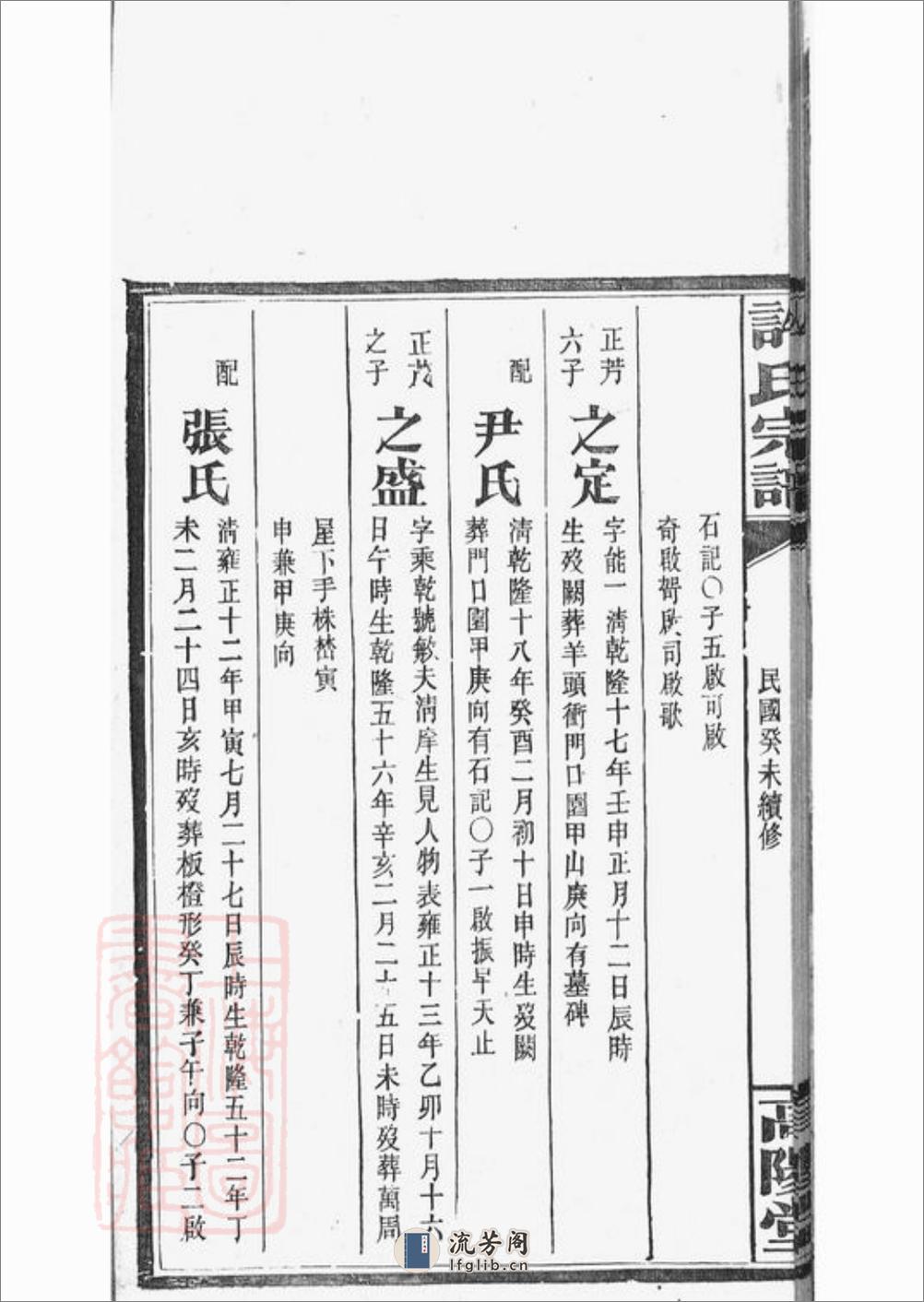 荷塘许氏谱：[巴陵] - 第18页预览图
