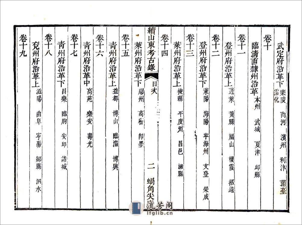 续山东考古录（咸丰） - 第17页预览图