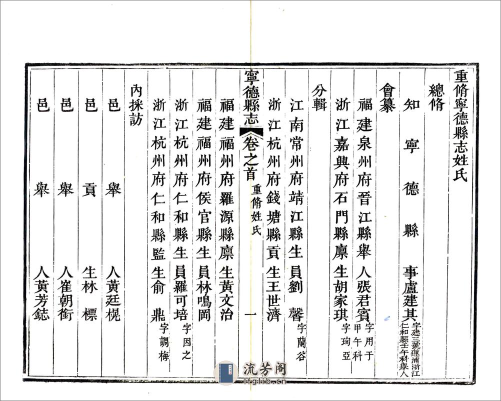 宁德县志（乾隆） - 第19页预览图