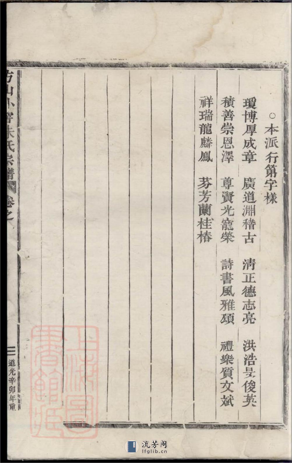 方山小窖朱氏宗谱 - 第4页预览图