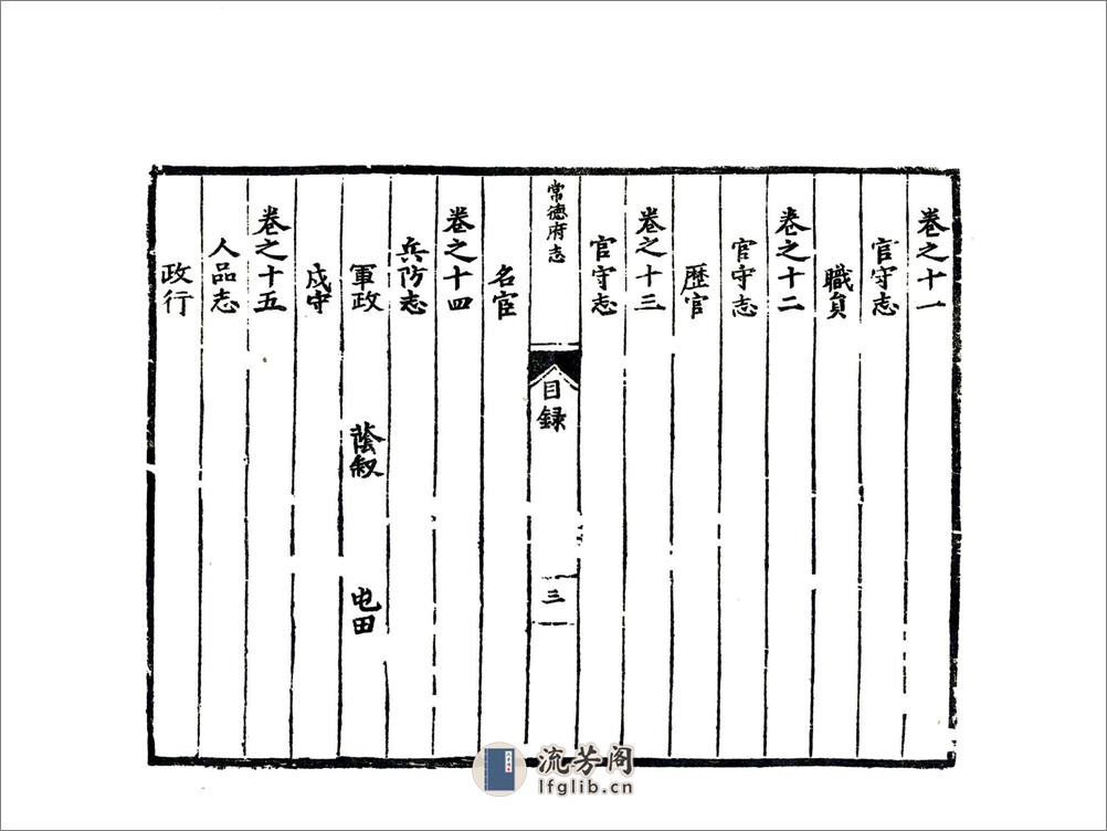 常德府志（嘉靖) - 第15页预览图