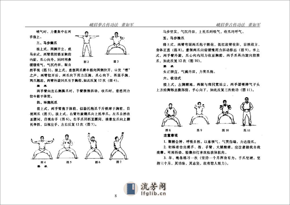 《峨眉拳古传功法》董如军 - 第8页预览图