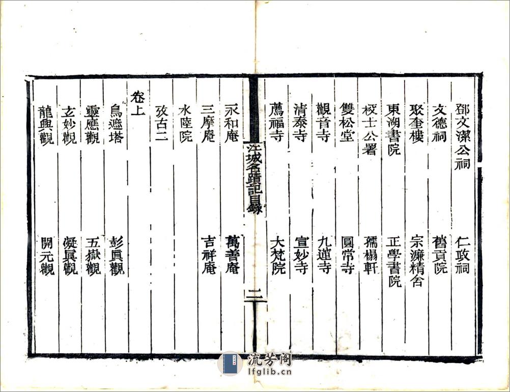 江城名迹记（光绪） - 第13页预览图