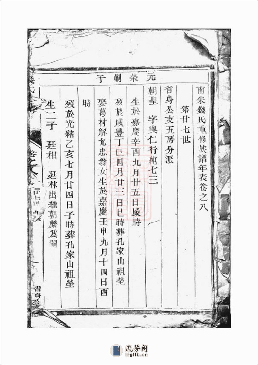 南朱钱氏重修族谱 - 第2页预览图