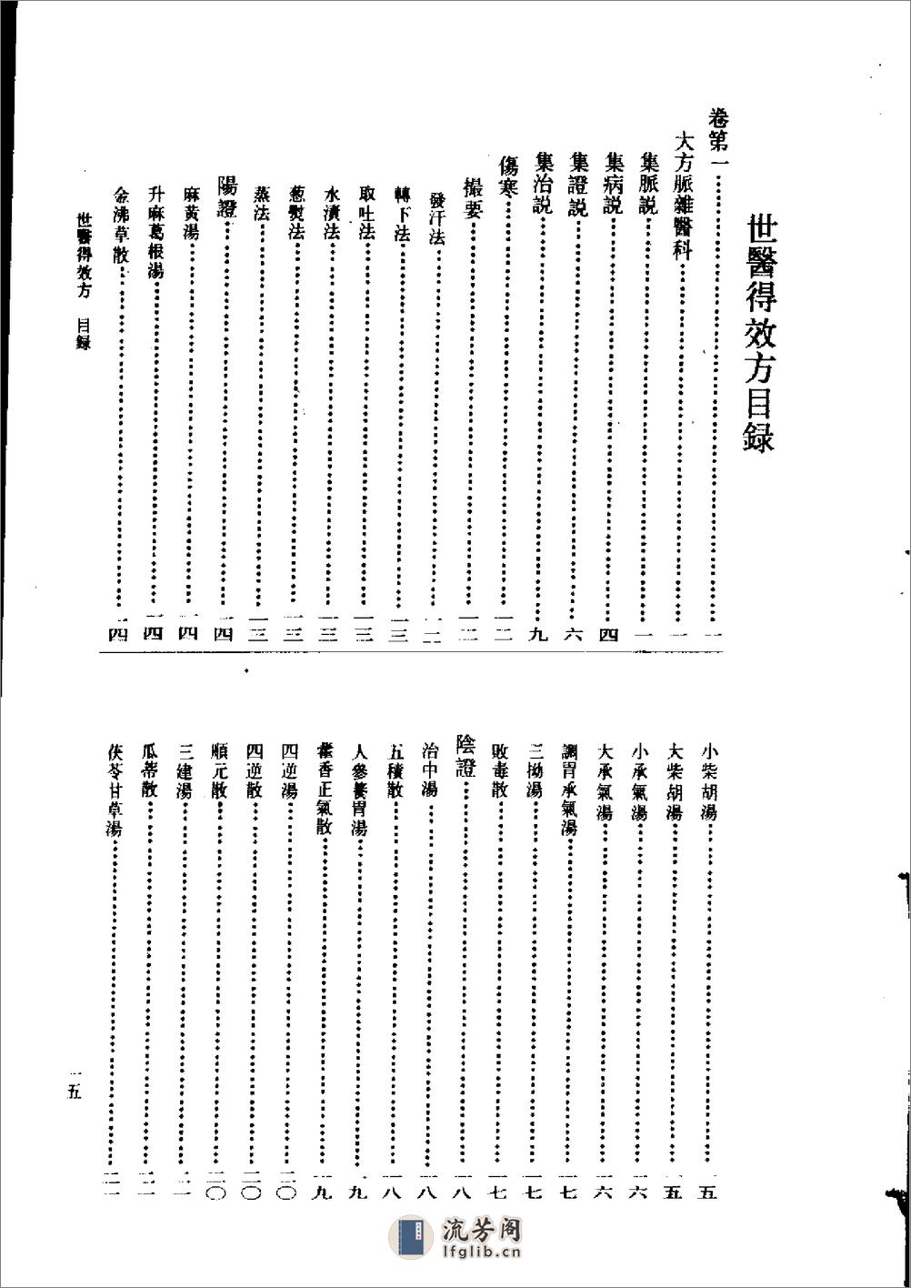 世医得效方-[元]危亦林撰 - 第17页预览图