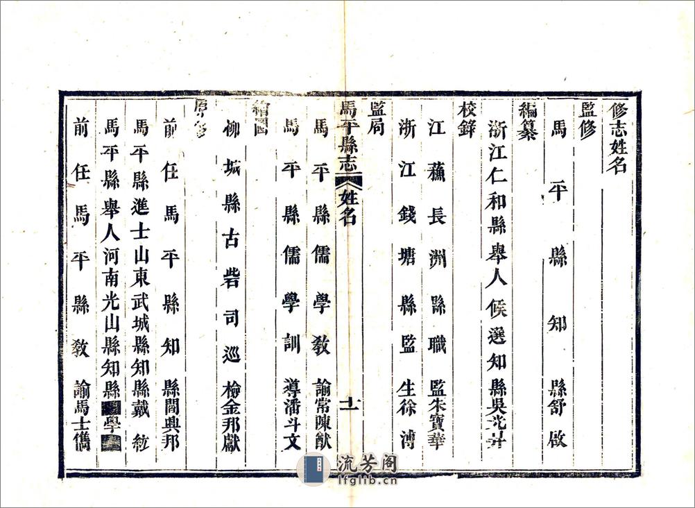 马平县志（乾隆） - 第13页预览图