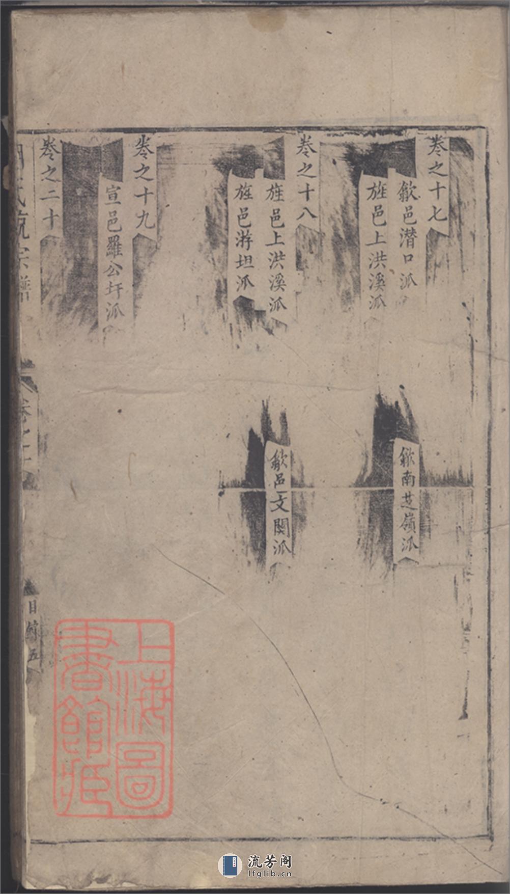 胡氏统宗谱：二十卷 - 第6页预览图