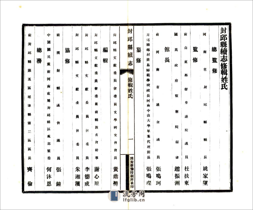 封丘县续志（民国） - 第16页预览图