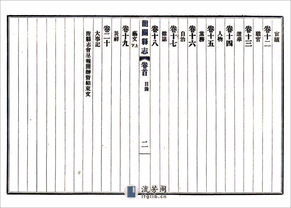 龙关县新志（民国） - 第3页预览图