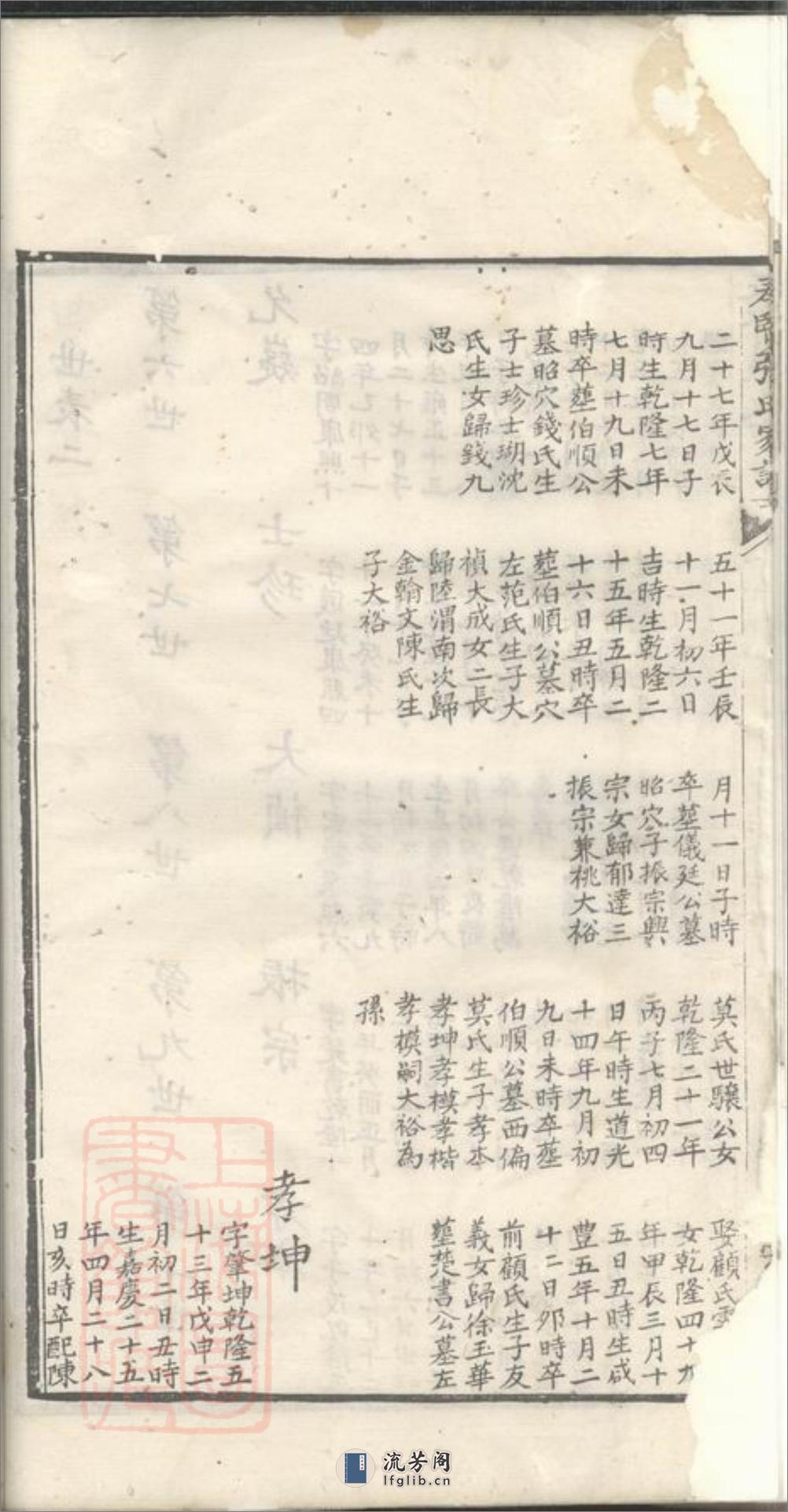 奉贤张氏家谱：六卷 - 第13页预览图