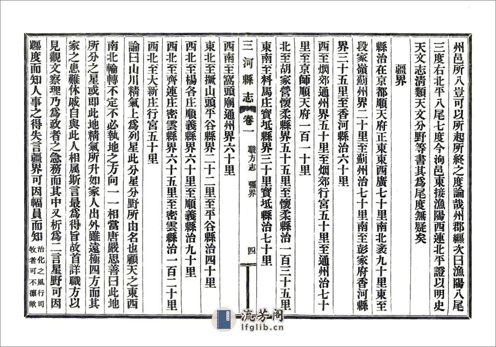 三河县志（乾隆民国铅印本） - 第20页预览图