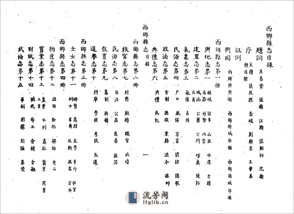 西乡县志（民国） - 第17页预览图