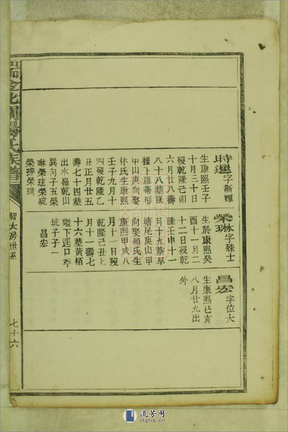 瑞金北关杨氏族谱：不分卷：[江西瑞金] - 第13页预览图