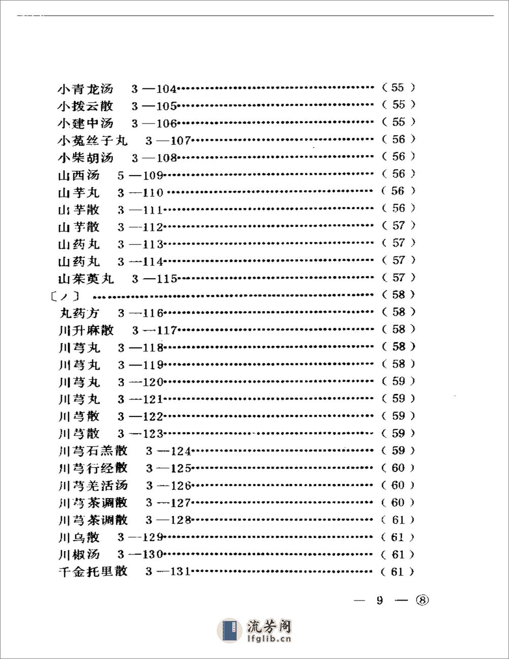 中医眼科历代方剂汇编上、下 - 第9页预览图