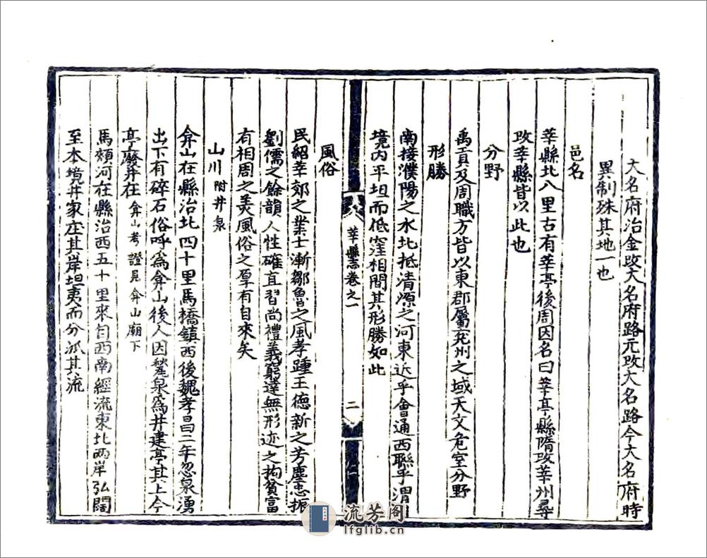 莘县志（正德） - 第15页预览图