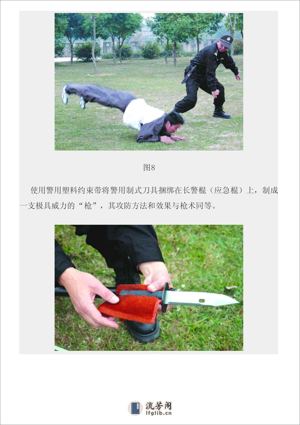 中国警察第一刀防卫术图文教程 - 第14页预览图