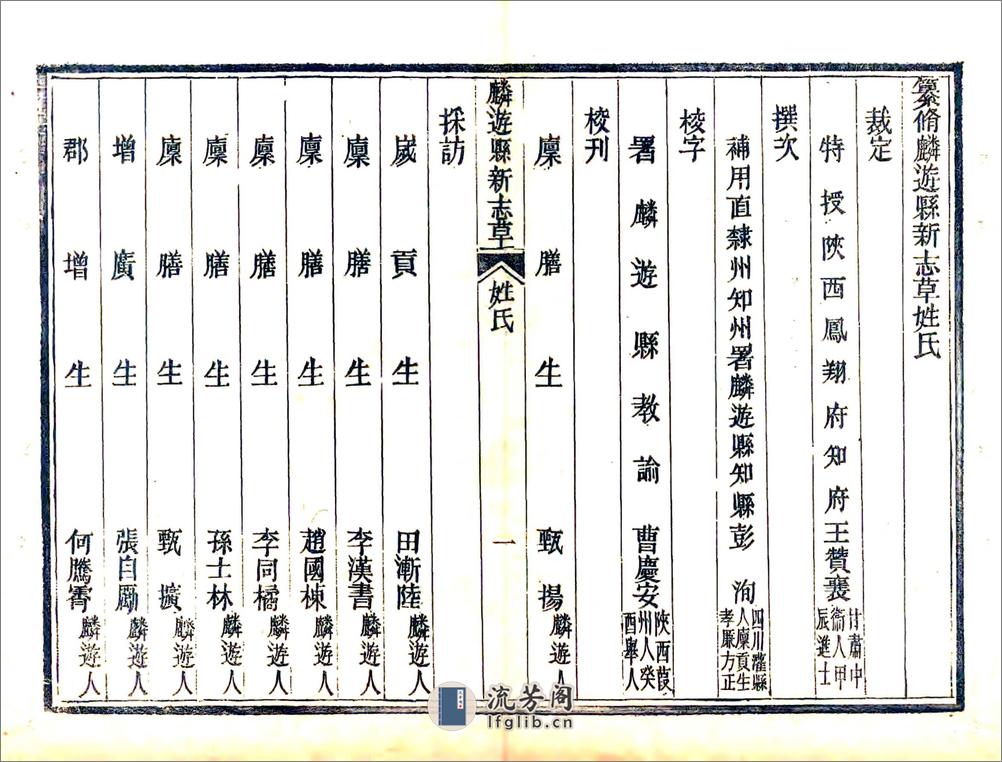 麟游县新志草（光绪） - 第16页预览图