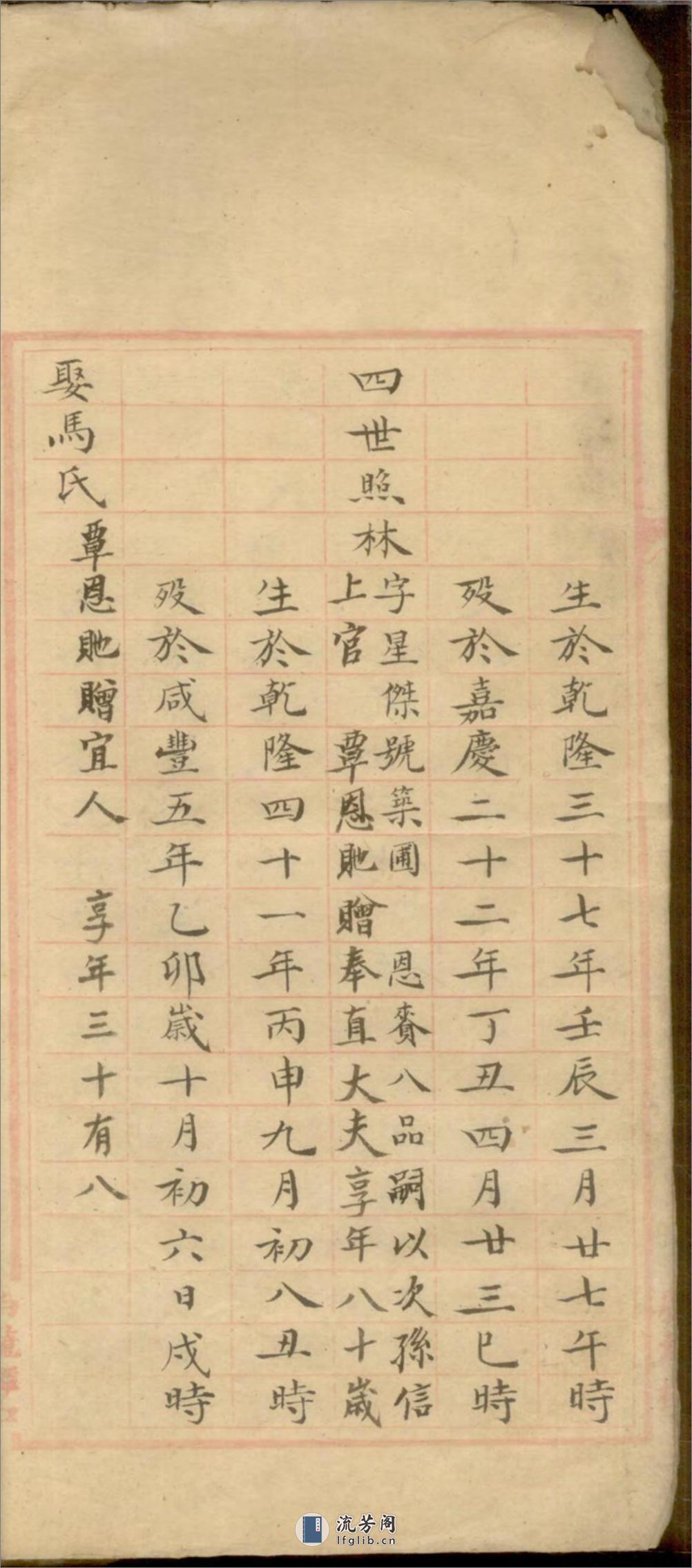 程氏迁泗支谱_001 - 第8页预览图
