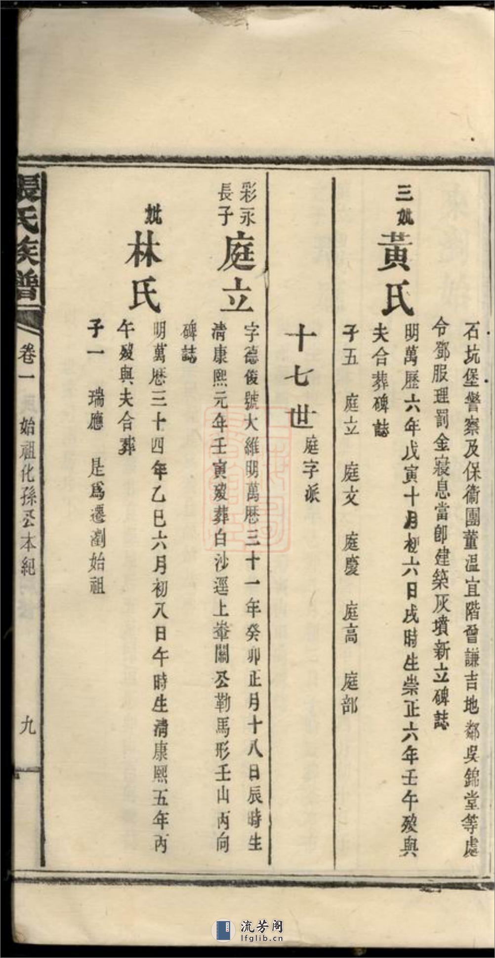 良源张氏族谱：[湖南浏阳] - 第19页预览图