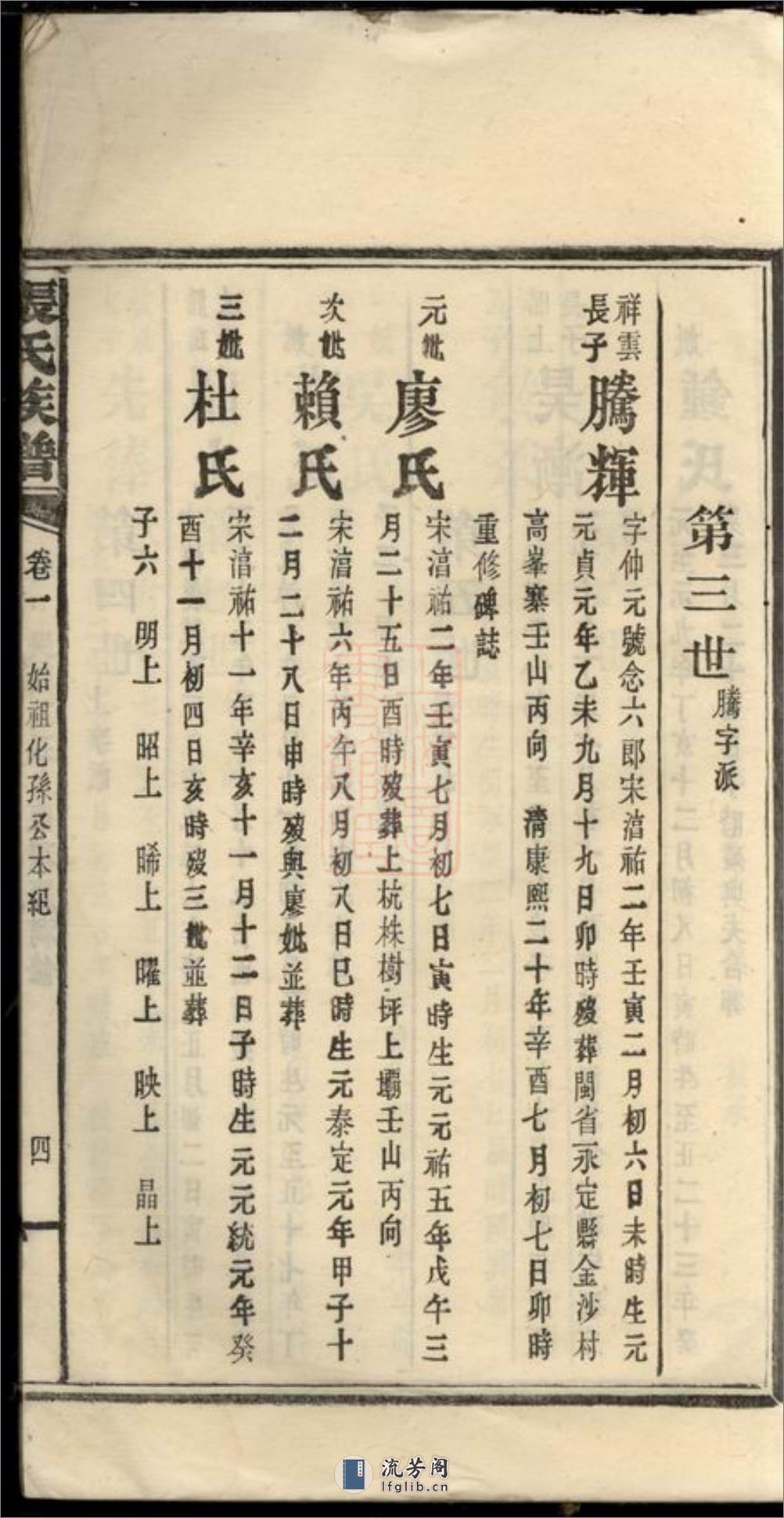 良源张氏族谱：[湖南浏阳] - 第9页预览图
