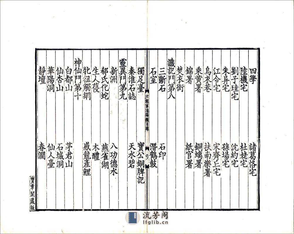 六朝事迹编类（宋绍兴光绪刻本） - 第8页预览图