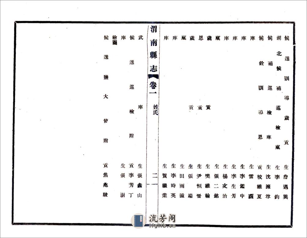 新续渭南县志（光绪民国铅印本） - 第7页预览图