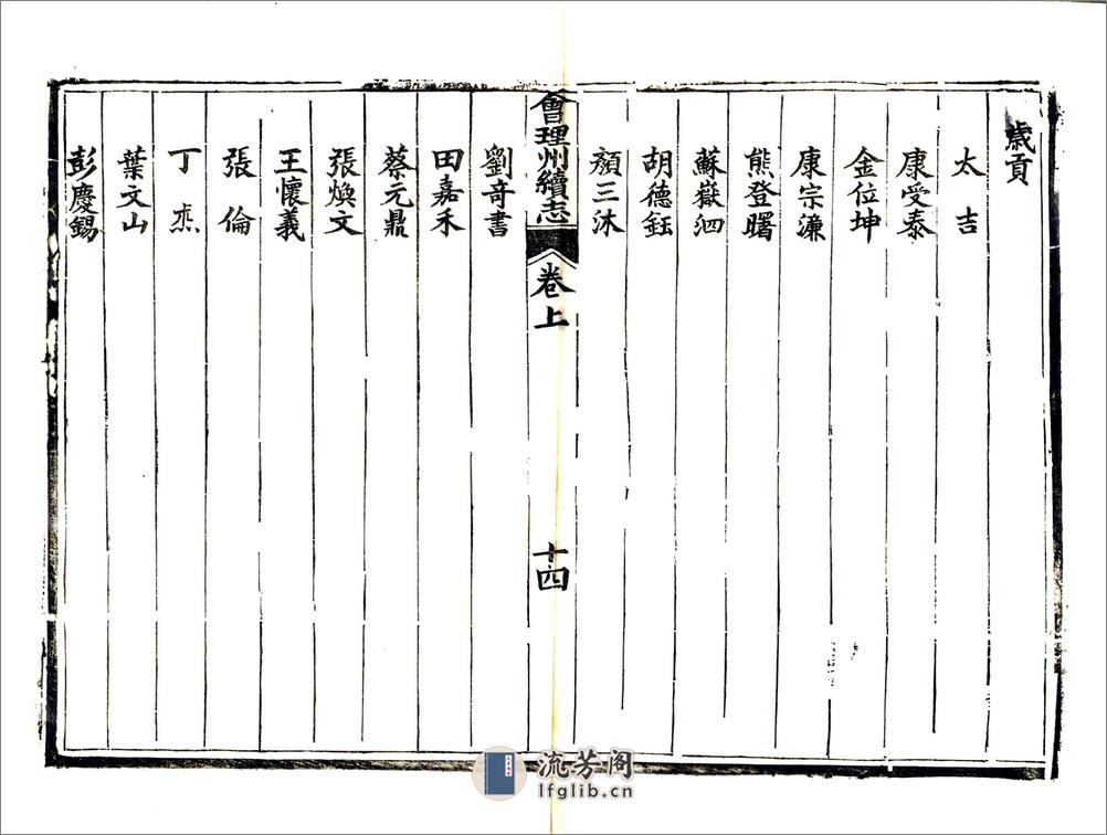 会理州续志（光绪） - 第20页预览图