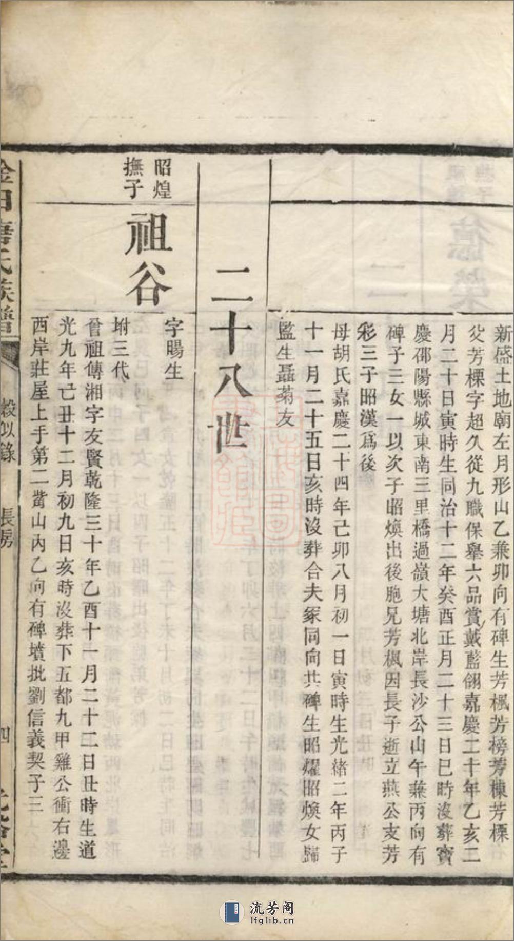 湘潭淦田唐氏族谱：不分卷 - 第13页预览图