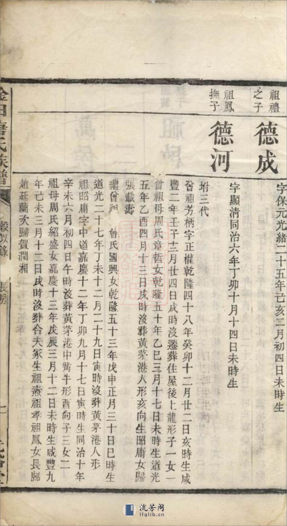 湘潭淦田唐氏族谱：不分卷 - 第9页预览图