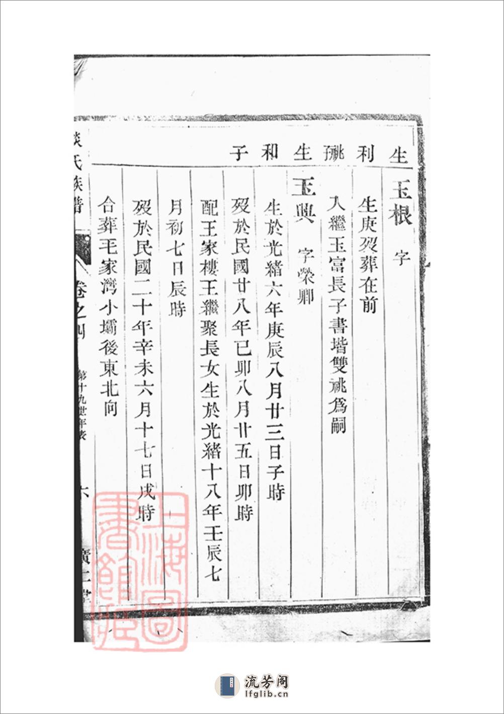 维扬邗东谈氏重修族谱：[扬州] - 第13页预览图