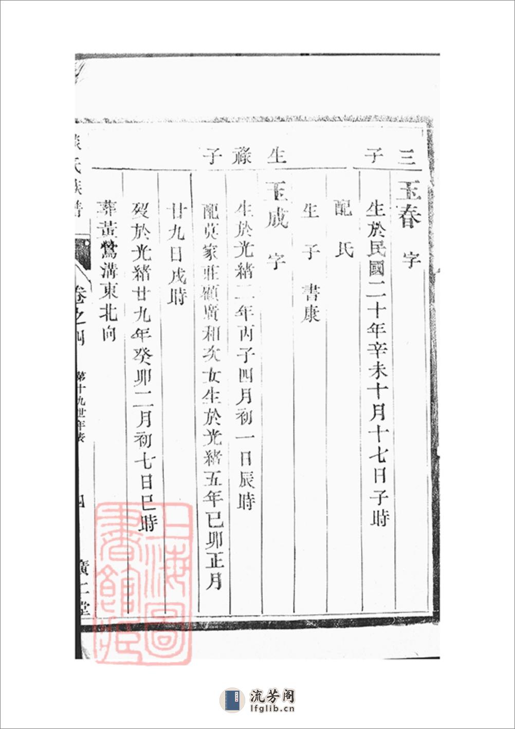 维扬邗东谈氏重修族谱：[扬州] - 第9页预览图