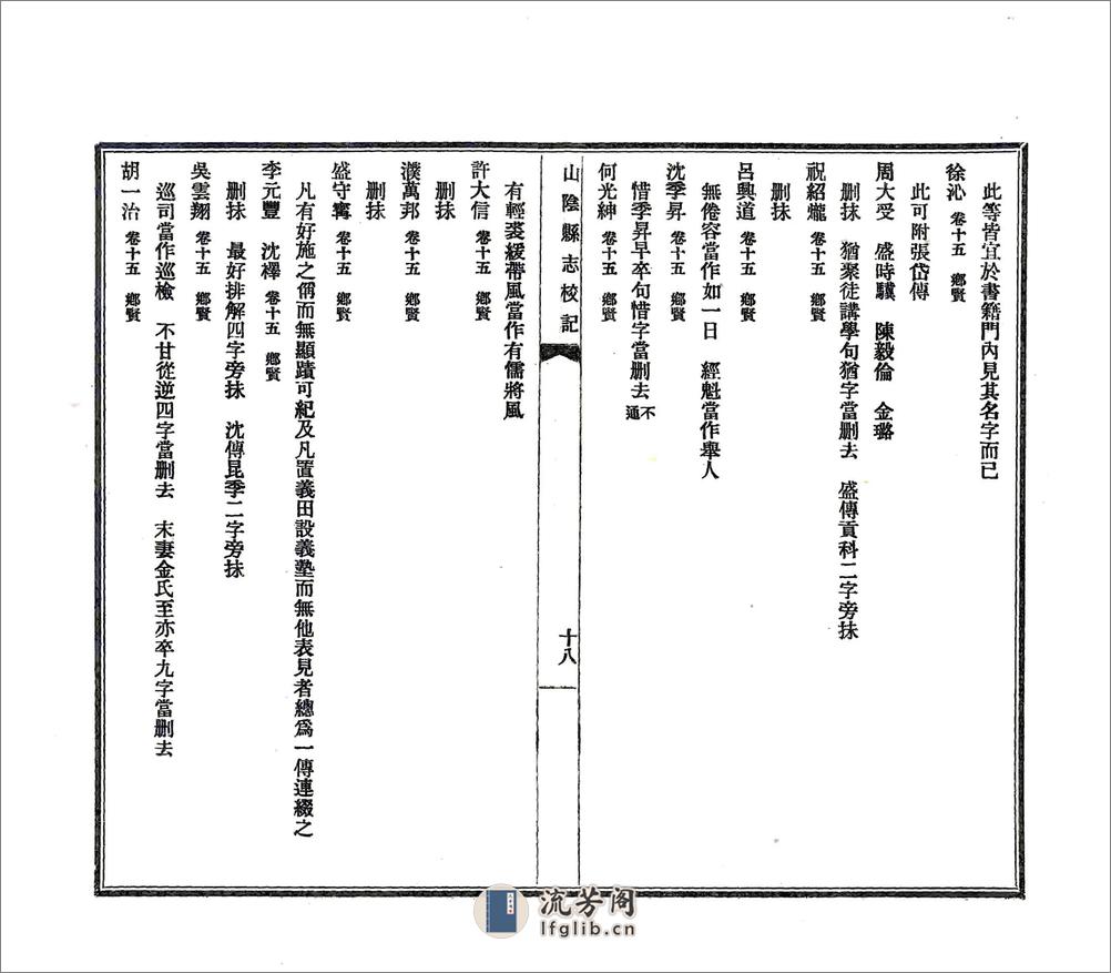 山阴县志校记（民国） - 第20页预览图